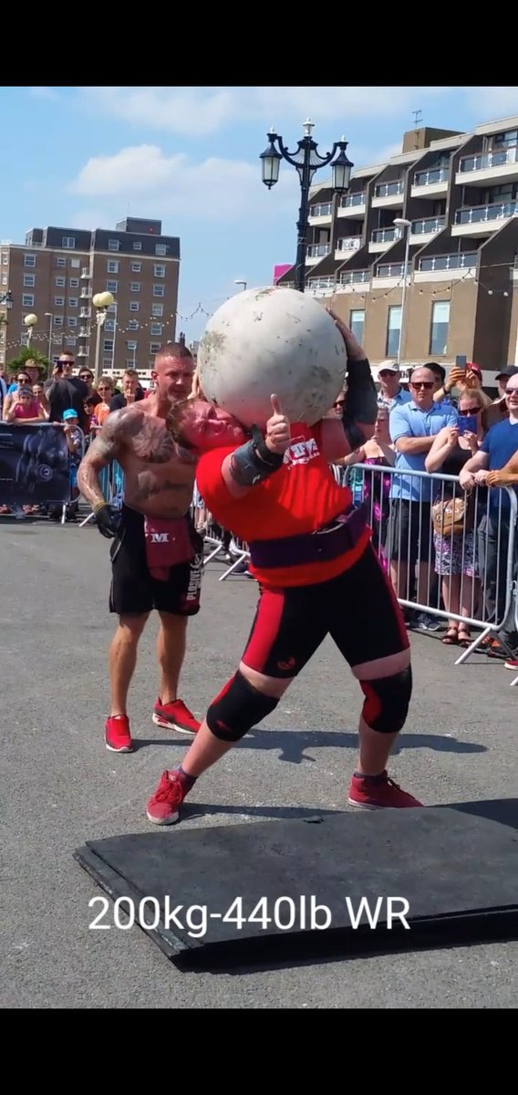 My official wr 200kg atlas stone to shoulder more will come