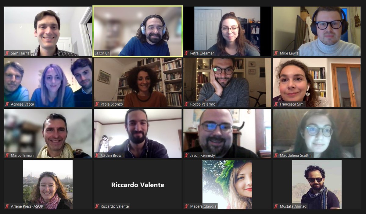jasonalikur's tweet photo. I'm feeling energized by a great pair of #Archaeology of the #Kurdistan Region sessions at virtual #asor21. Thanks to @RoccoPalermo @petramcreamer @francescasimi et al. Next year in Boston! https://t.co/BTJ6rqtKMQ
