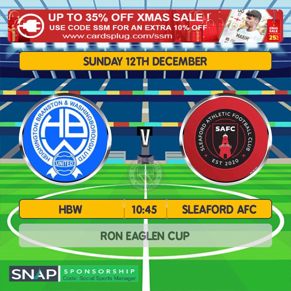 Back in cup action tomorrow morning away at  Divison 2 leaders <a href="/HBWUnited/">HBW United</a>