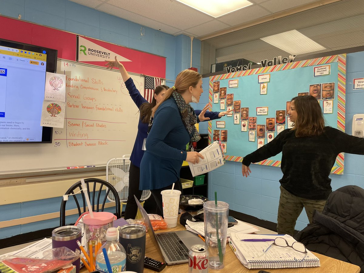 When planning &amp; practicing for the most exciting PD there is, laughter &amp; of course engagement structures!! This LETRS journey has been amazing with <a href="/ShannonRuiz112/">Shannon Ruiz</a> <a href="/VanessaReakes/">Vanessa Reakes</a> <a href="/Darlavanetten/">Darla Van Etten</a> <a href="/MrCastro112/">Enrique Castro</a> <a href="/amynadlermarch/">Amy March</a> cannot wait to present! #112leads