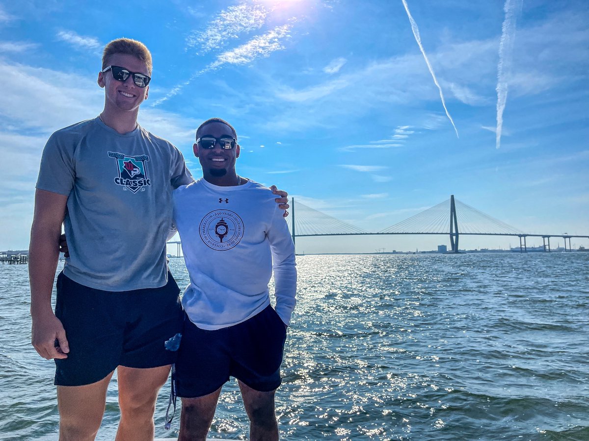 sbrooks525's tweet photo. A couple dudes! #CofCBaseball #LetsGoFishing https://t.co/tqeNyWhCib