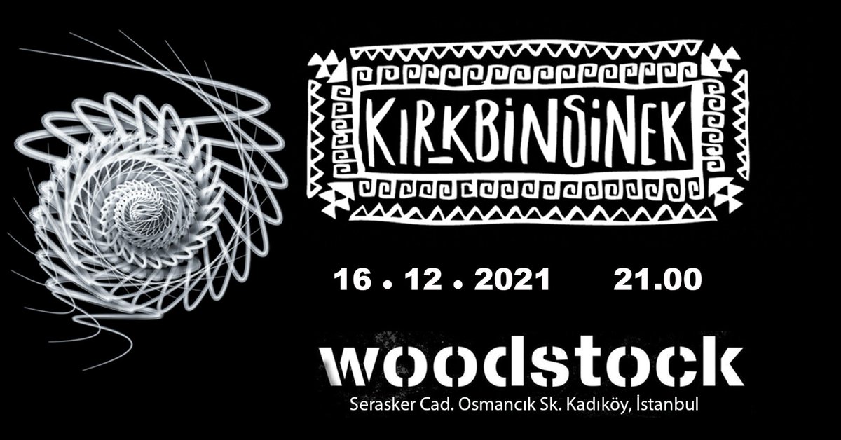 After a very long time, we'll all play together this coming Thursday at Woodstock Kadıköy.