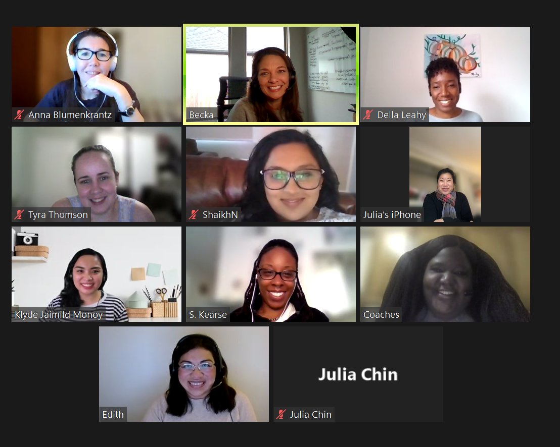 traveling_dev's tweet photo. My heart is full of joy! I completed my 1st cohort teaching @RADWomenCode!!! It was an honor to work with you all for 10 weeks and I couldn't have asked for a better co-teacher, @edith_mxuk. I hope you all learned as much from us and as much as we did from you. Happy Holidays!! https://t.co/KPl9WTQNa6