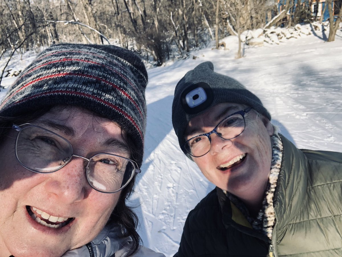 First ski this year! Let it snow!