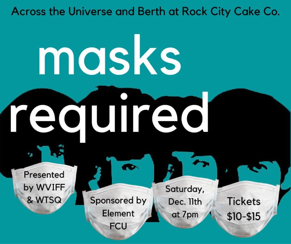 Tonight at 7pm! Beatles night at <a href="/RockCityCakeCo/">RockCityCakeCo</a>  w/ <a href="/wtsq881/">WTSQ 88.1 FM</a> and WVIFF.

Come out for a special screening of Across the Universe followed by a live performance from BERTH, featuring covers of Beatles tunes + originals!

Tickets at m.bpt.me/event/5308976