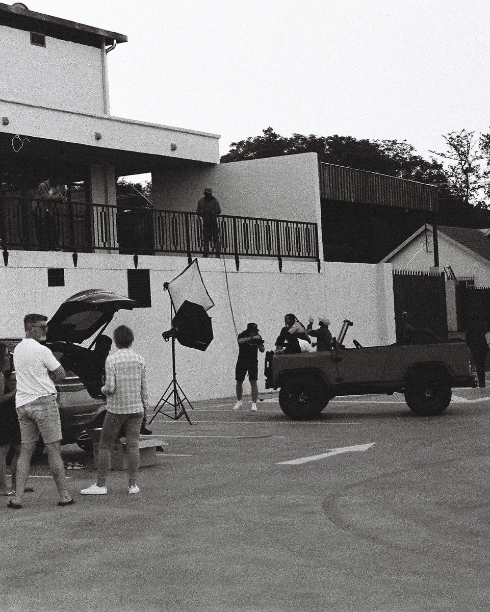 BTS captured while on set shooting for <a href="/CUTTYafrica/">CUTTYafrica</a> 🍝