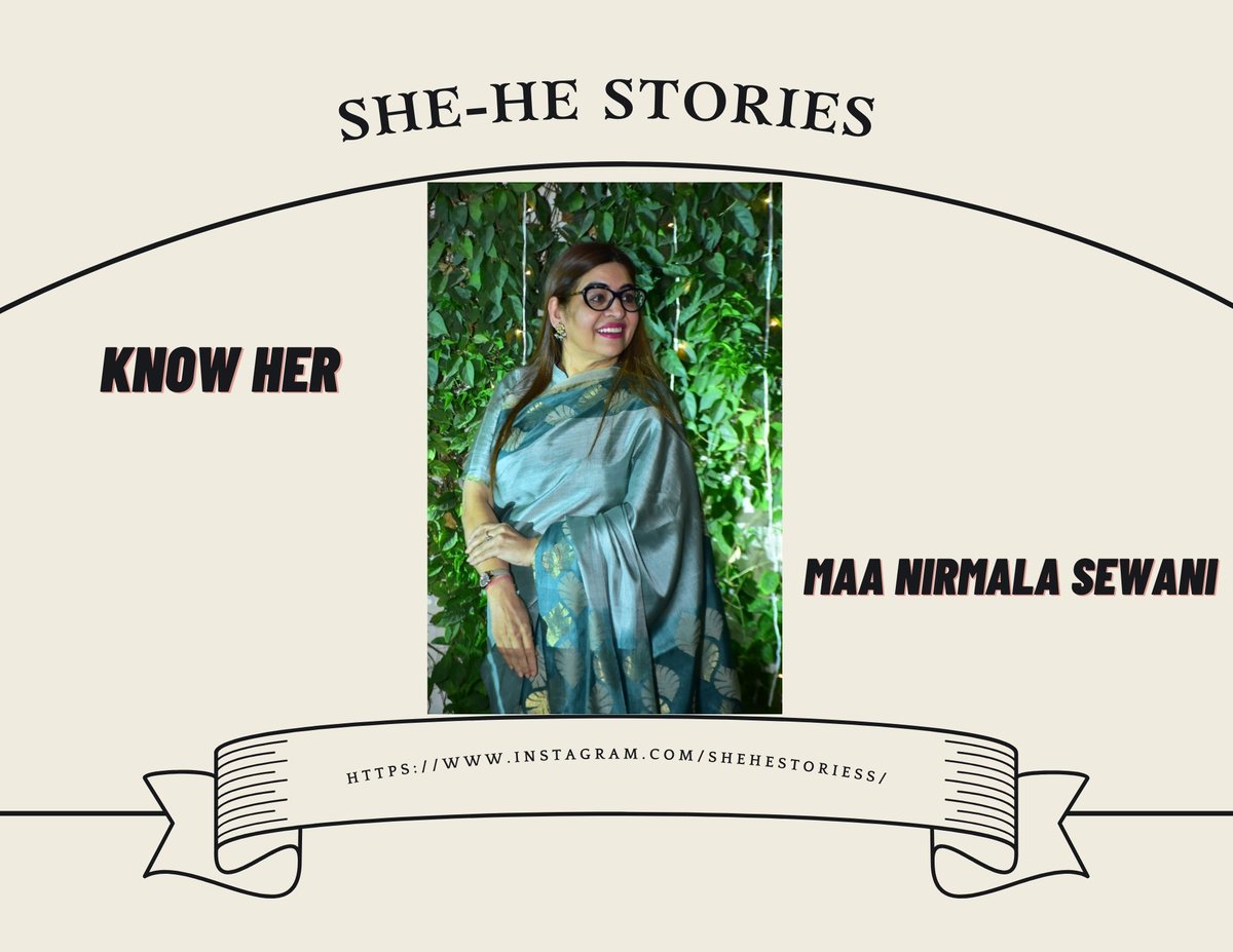 NehaKala12's tweet photo. From today we start introducing our SheHe.
Our 1st story is about Maa Nirmala Sewani, Read full story viahttps://www.facebook.com/shehestories/photos/a.115079411006137/116550457525699/
https://t.co/wdpjLolWy3
https://t.co/2CwFUvY3Sr
https://t.co/1wkNWO37I3
https://t.co/aBi8XsLJ72 https://t.co/H0Xu2QP4ut