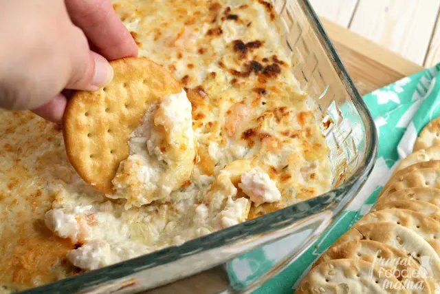 frugalfoodiemom's tweet photo. This bold & oh so cheesy Shrimp & Asiago #CheeseDip is served warm from the oven and is sure to become the star of your next #holidayparty or get-together. Get the #recipe now at>> https://t.co/yfRMrM2wnO #shrimp #appetizer #holidayentertaining #asiagocheese https://t.co/9KImW9gVKV