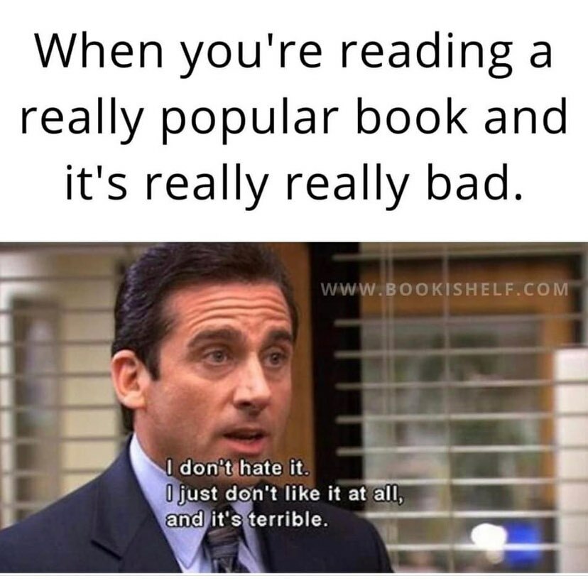 GDRHSlibrary's tweet photo. Have you had this experience? What book left you wondering what all the hype and love was about? https://t.co/JicCLG6iJa https://t.co/MfMch6T5Oz