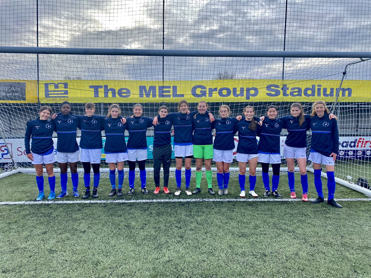 HertsSchoolsFA's tweet photo. Our u16 girls squad celebrate a win on the road at AFC Sudbury for their 2nd fixture of the season. Thanks to @SCSFA_football for a good quality match and the hospitality. 👏🏼💯 https://t.co/FsrPfuUqQ0