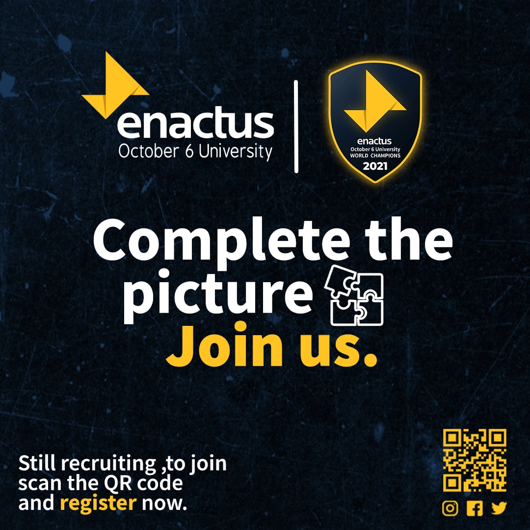 Reminder there is still 3 hours before the end of the online recruitment and for you to join us and complete the picture💛💙
Application form : 
forms.gle/8WNT9uRduc4tFg…

#EnactusO6U 
#Enactus
#enactusworldcup 
#WeAllWin