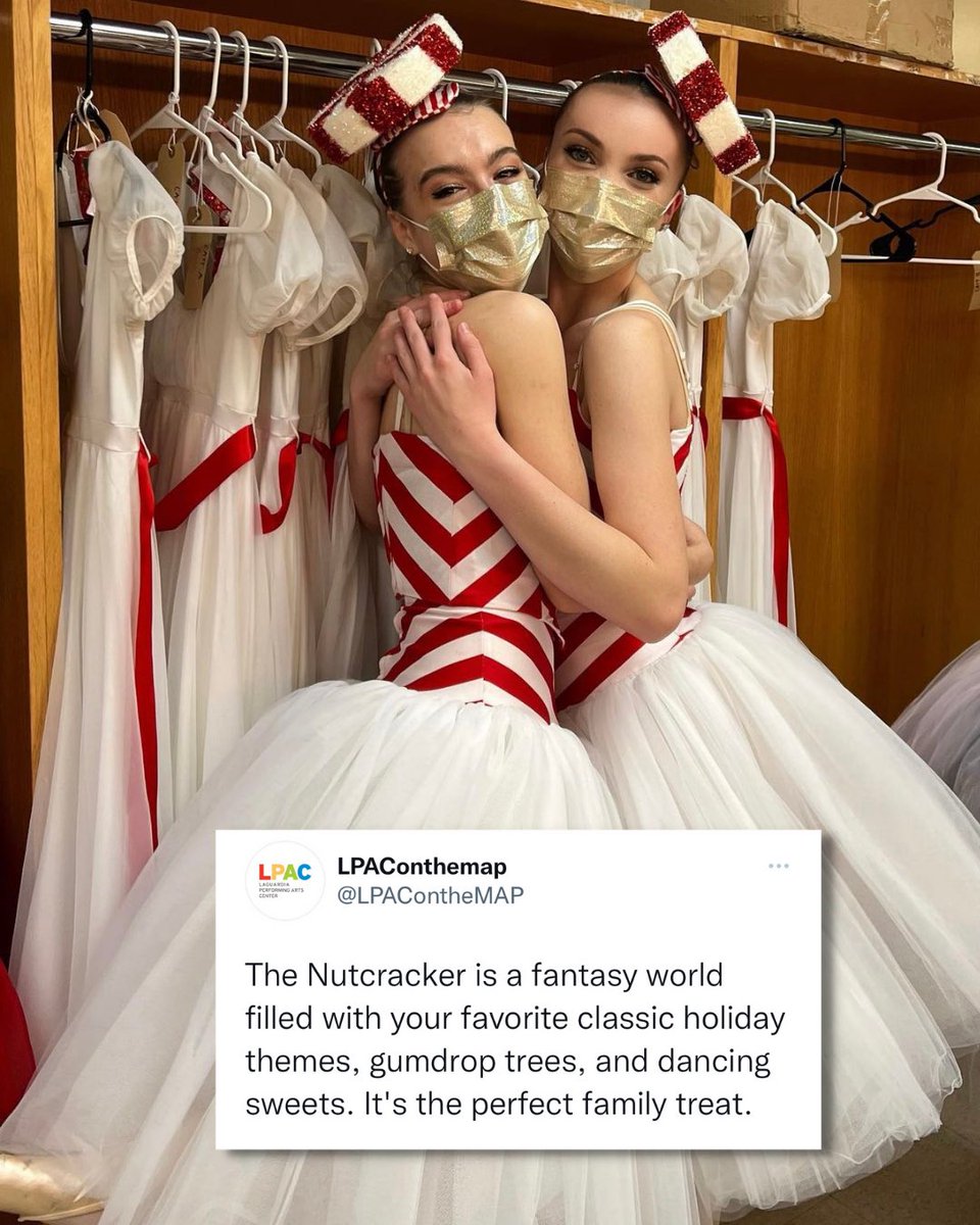 The Nutcracker 
Featuring Joffrey Ballet School 

🗓 Sunday, DEC 12 at 3:30 pm
Get your tickets now 🎟 
bit.ly/TheNutcracker_…