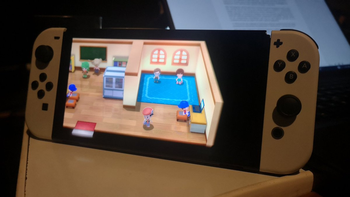 LitReidy's tweet photo. Started playing Pokemon Shining Pearl on the Switch and it's enjoyable if not the most refined of remakes, but its very nostalgic and cosy. What games have you been playing recently? #tusgamers21 https://t.co/leYvI2PyAM