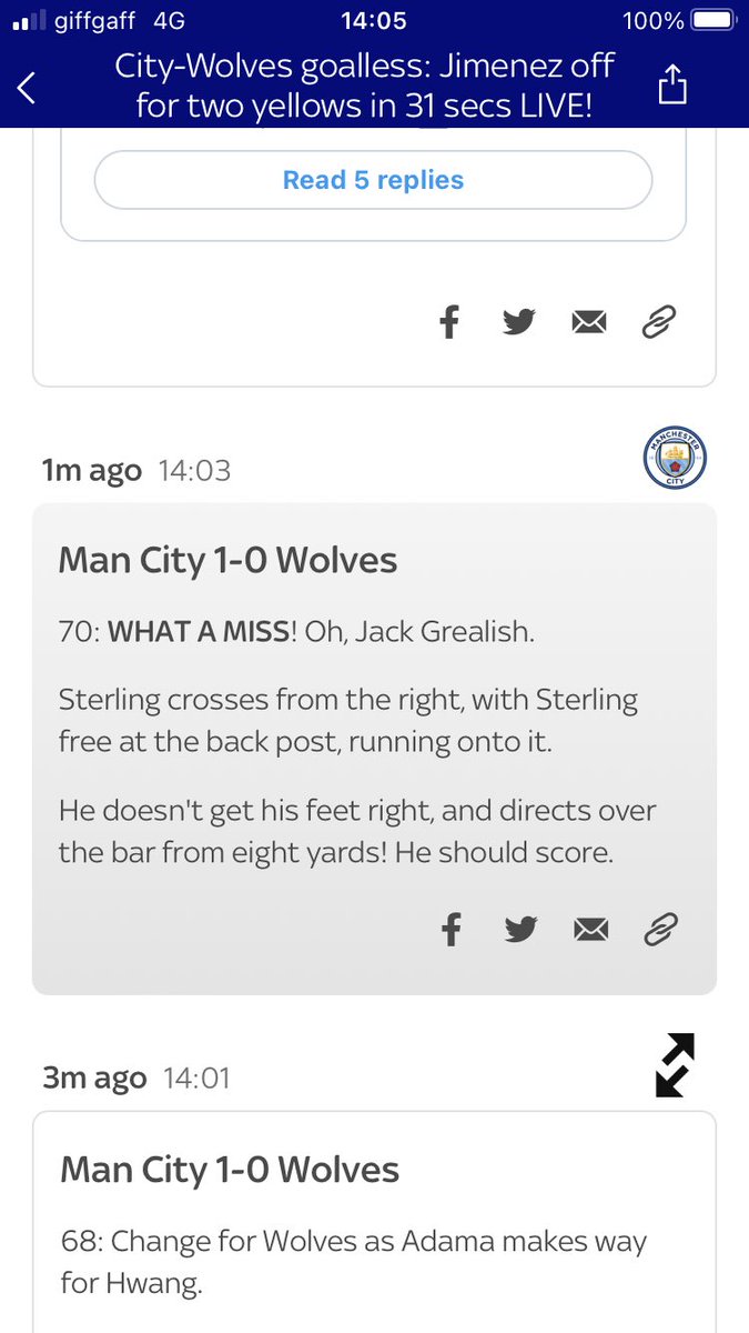 Outstanding coverage from sky sports. Sterling crosses to, um, Sterling at the back post. Some player that lad.