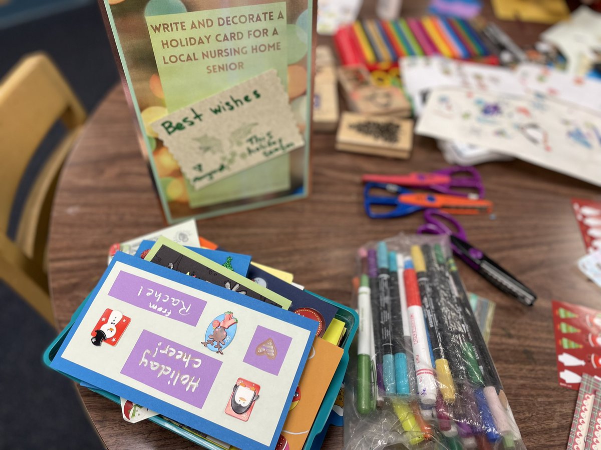 I dropped by <a href="/OCPL_CNY/">Onondaga County Public Libraries</a>’s Soule Branch today to support their partnership with <a href="/InterFaithCNY/">InterFaith Works</a> to make holiday cards for local seniors. There's still time to join this fun and festive way to brighten someone's holidays!