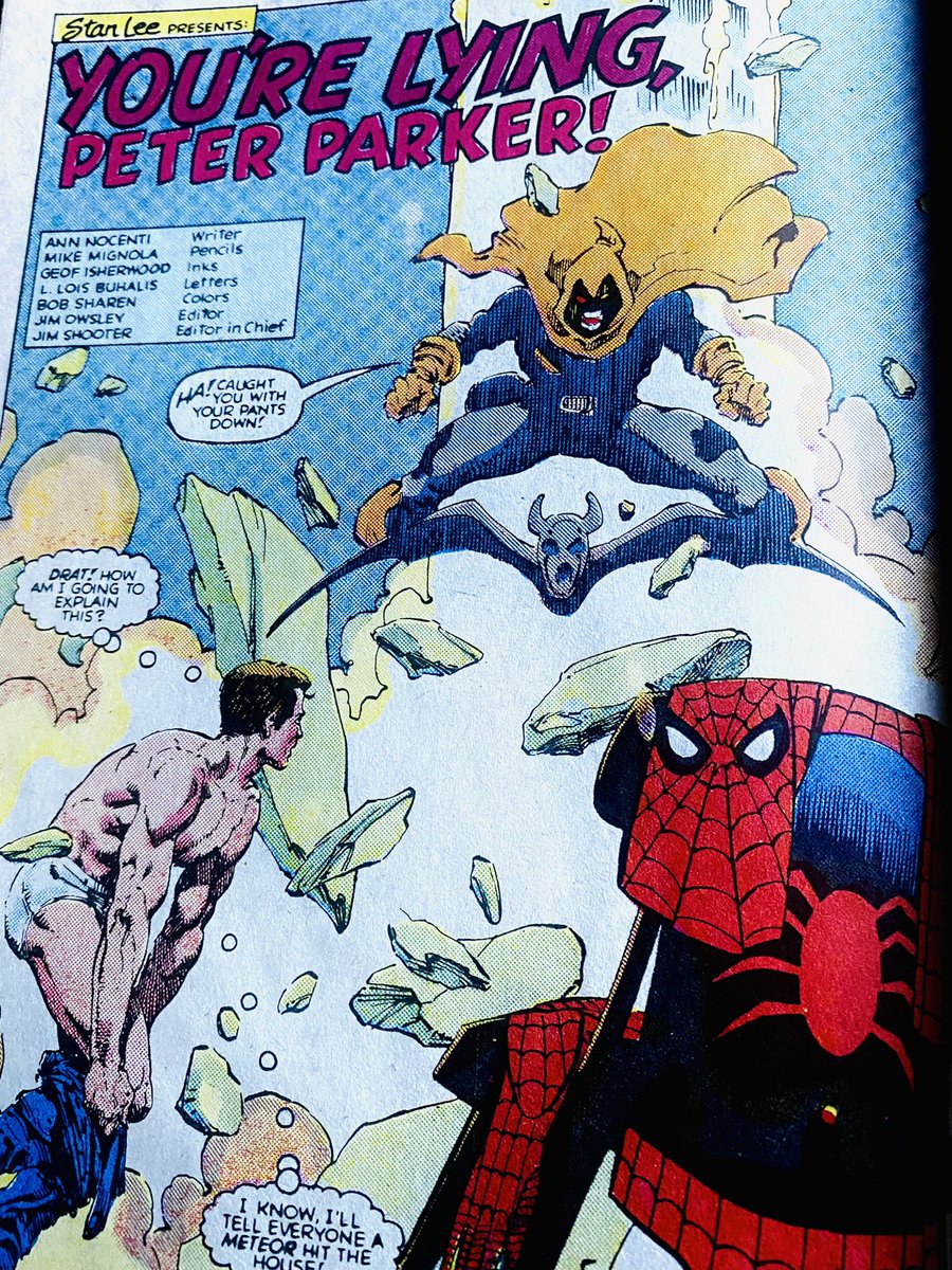 Another issue you should seek out if your haven’t - Web Of Spider-Man Annual #2. Charles Vess cover, @annienocenti story Arthur Adams drawing black suit Spidey, New Mutants & a bootleg Godzilla & a MIKE MIGNOLA Hobgoblin backup story