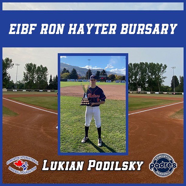 BaseballAlberta's tweet photo. Our 2021 EIBF Bursary recipients

Ron Hayter Bursary #1: Lukian Podilsky

Ron Hayter Bursary #2: Braedan Mandrusiak

Ron Hayter Bursary #3: Kelan Polard

Millie Warwick Betty Carveth Dunn Bursary: Ellie Jespersen https://t.co/t0jKtlGTyA