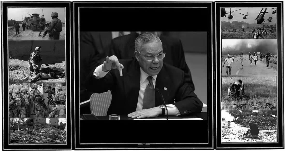 CaoYi_MFA's tweet photo. Remember: #Iraq never had Weapon of Mass Destruction.
#NoMore https://t.co/OUjD85DBCJ