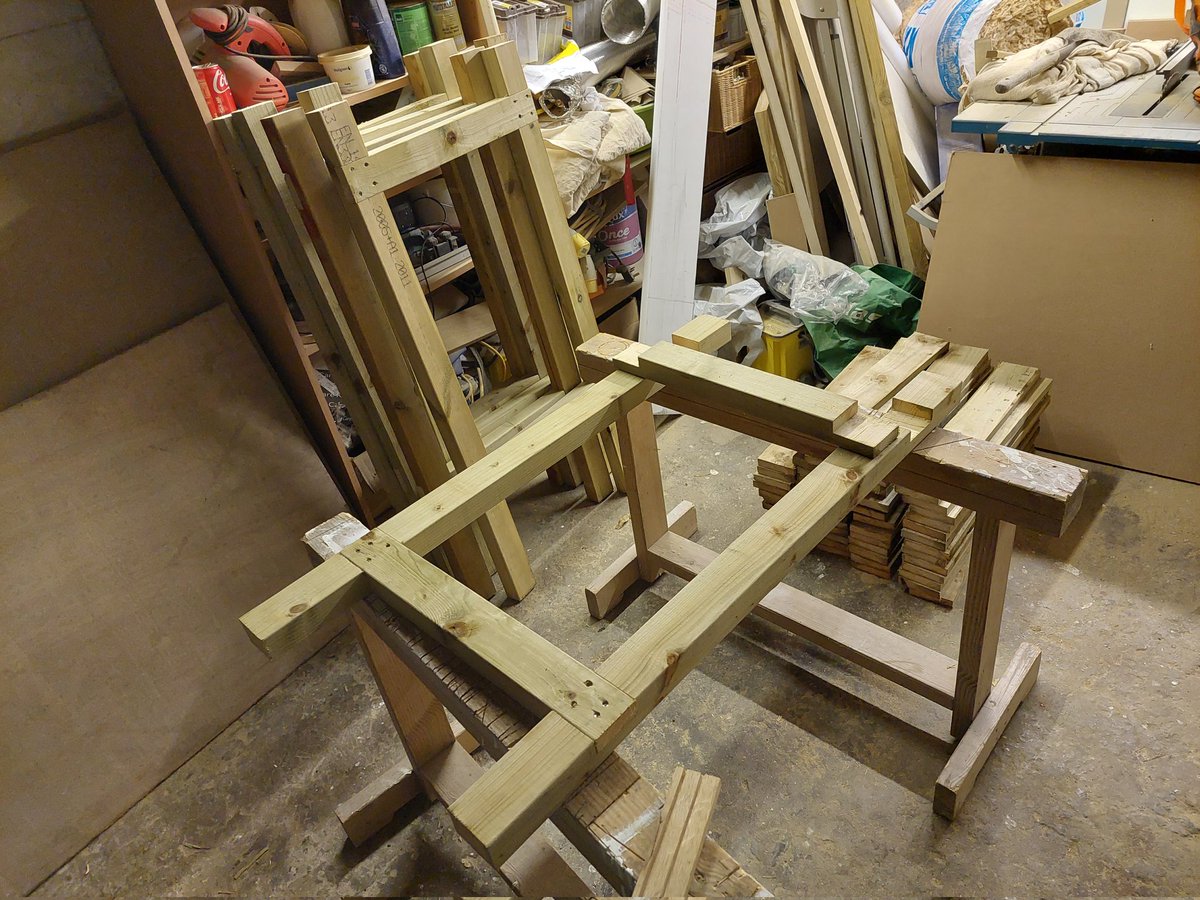 Making doors for bin shed
#wheeliebins #construction