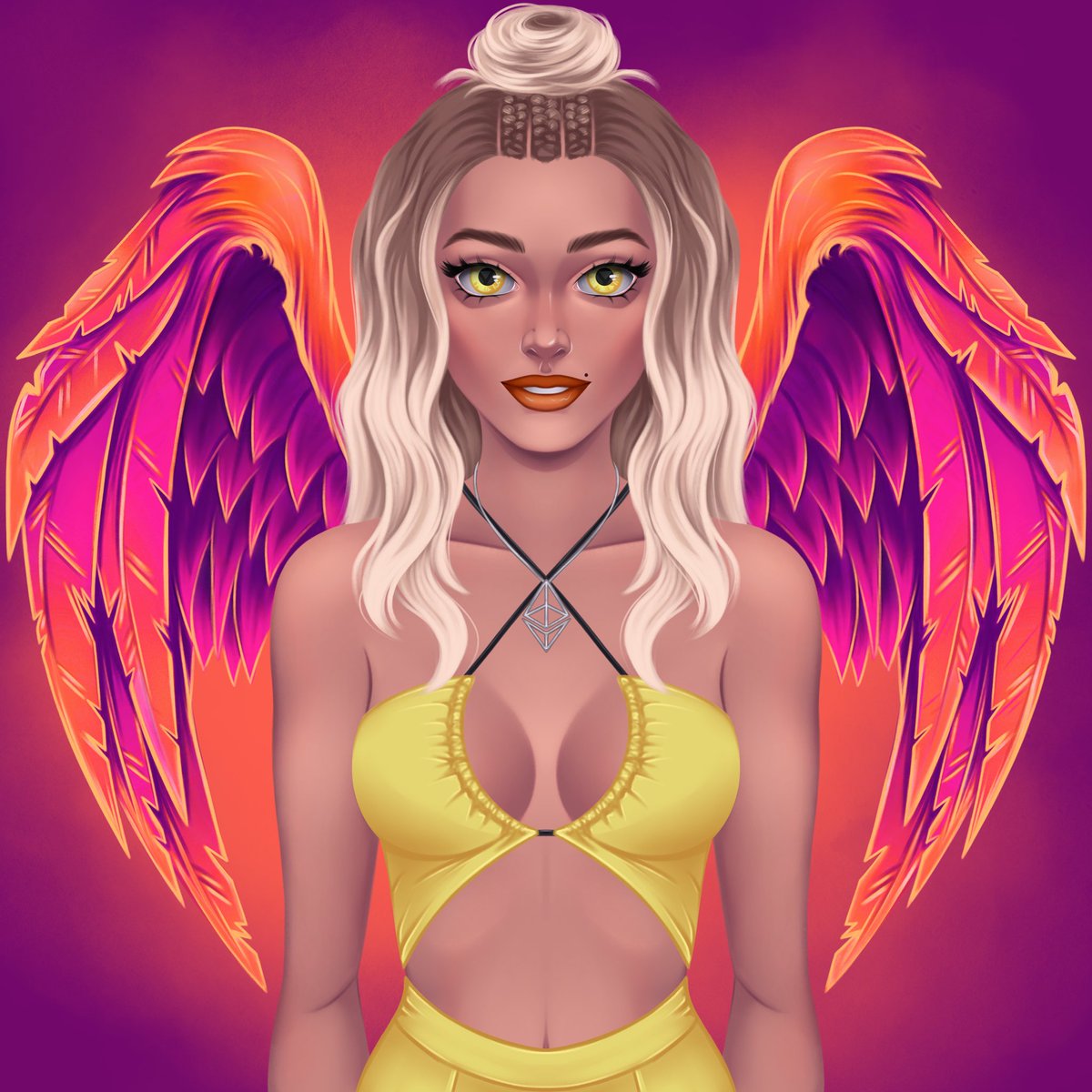 AngelsOasisNFT's tweet photo. To celebrate our HUGE recent announcements we have decided to GIVE AWAY 1 FREE ANGEL NFT!🔥 

TO ENTER: 
✅ RT | LIKE 
✅ Follow 
✅ TAG 3 FRIENDS https://t.co/62i3XktaDc