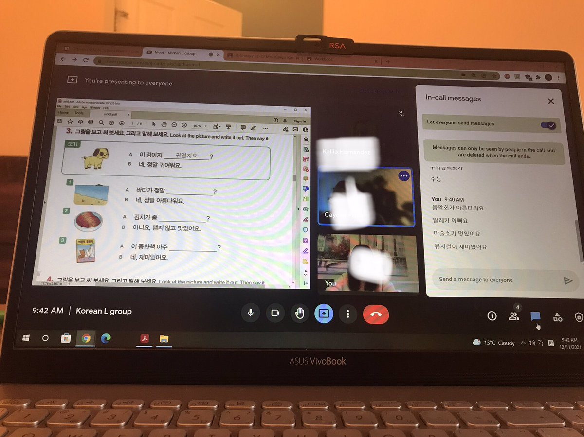 2_korean's tweet photo. 2021-2022 Korean Class

9:00-10:40 Low group 
10:40-10:55 Break time
10:55-12:30 High group
@MarianneKayed @OCSBContEd 
#Korean #ILPOCSB https://t.co/4PTZ8bGQu8