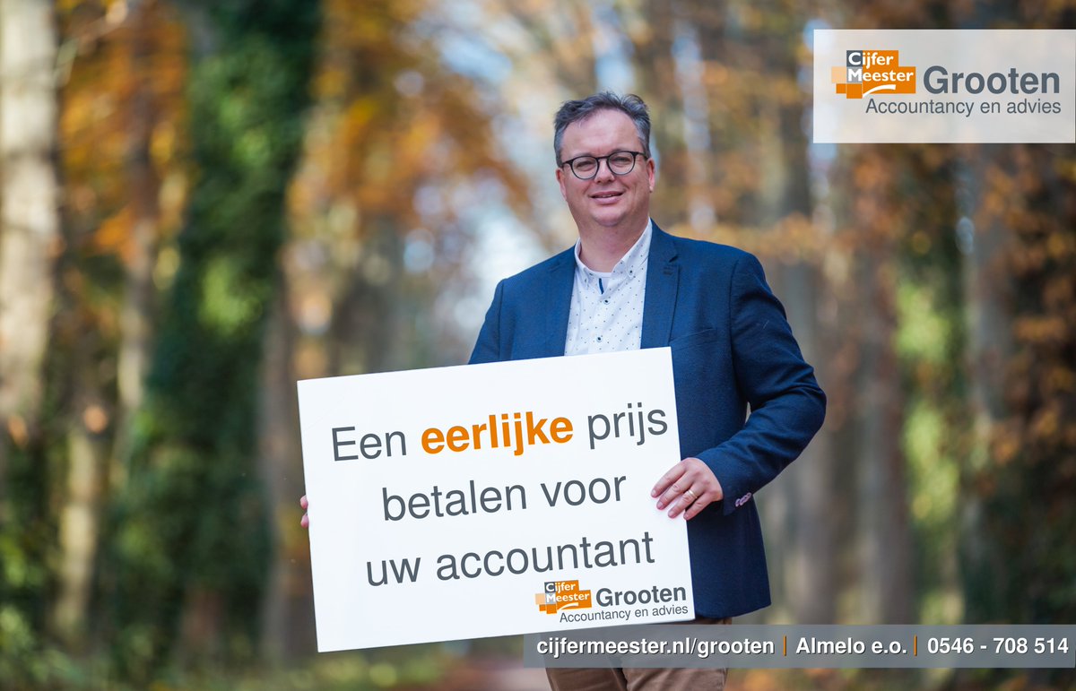 Een eerlijk tarief betalen voor uw accountant en daarnaast een goed #bedrijfsadvies en aandacht? Neem dan contact op met: 0546-708 514 #almelo #accountant #tubbergen #twente #hengelo #albergen #ondernemer #mkb #dga #zzp #jaarrekening #administratie