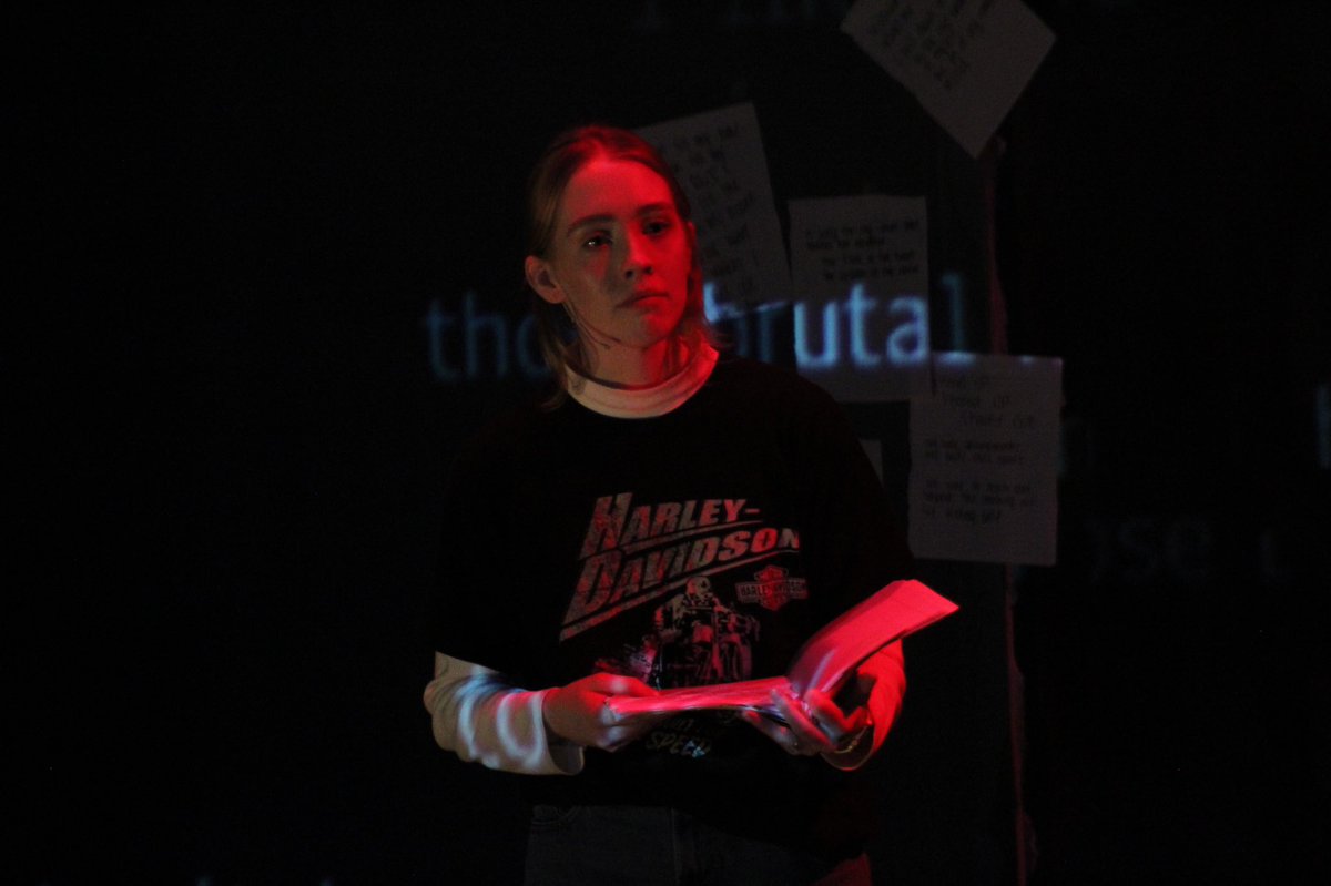 Tonight are our two senior project performancesq in Gundlach Theatre! Gavin’s “Gay-Story: The Gay Experience Through Musical Theatre” is at 7:30, followed by Riley “4.48 Psychosis” by Sarah Kane at 9. See our previous post for more information about the shows!