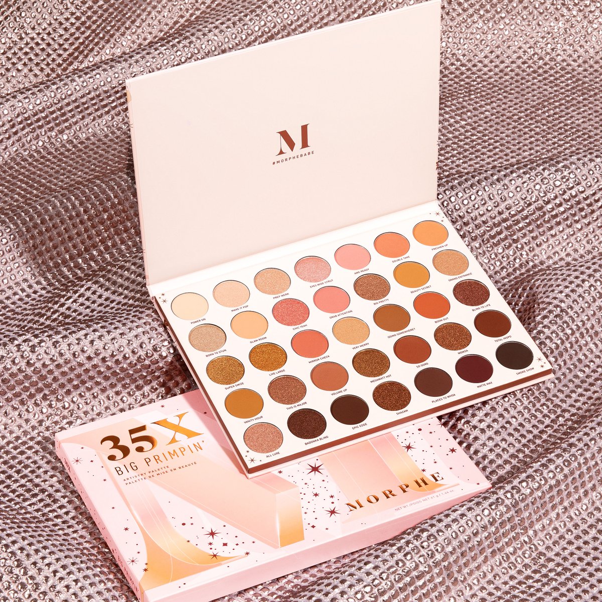 MorpheBrushes's tweet image. Your 3 favorite shades from the 35X BIG PRIMPIN' ARTISTRY PALETTE... GO! ✨👇

Tag a friend if you want them to gift this to you this year 😉 

#morpheholiday #morphe #morphebrushes #holidayglam