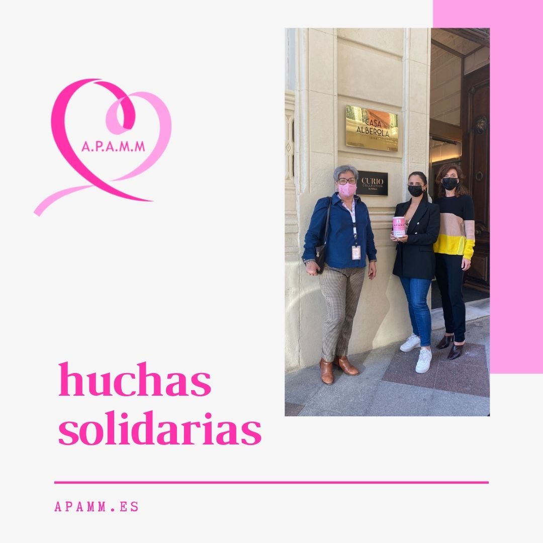 apammalicante's tweet photo. Queremos agradecer a la @CasaAlberola #Alicante, Curio Collection by Hilton situado en calle Canalejas 1 por colaborar con la campaña #huchassolidarias de APAMM.
#APAMM #solidaridad #donaciones #donacion #donación #investigación https://t.co/KPk6WGx7qh