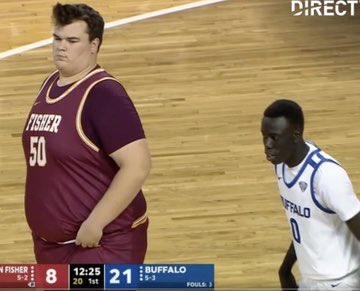 Athletic specimen in the post