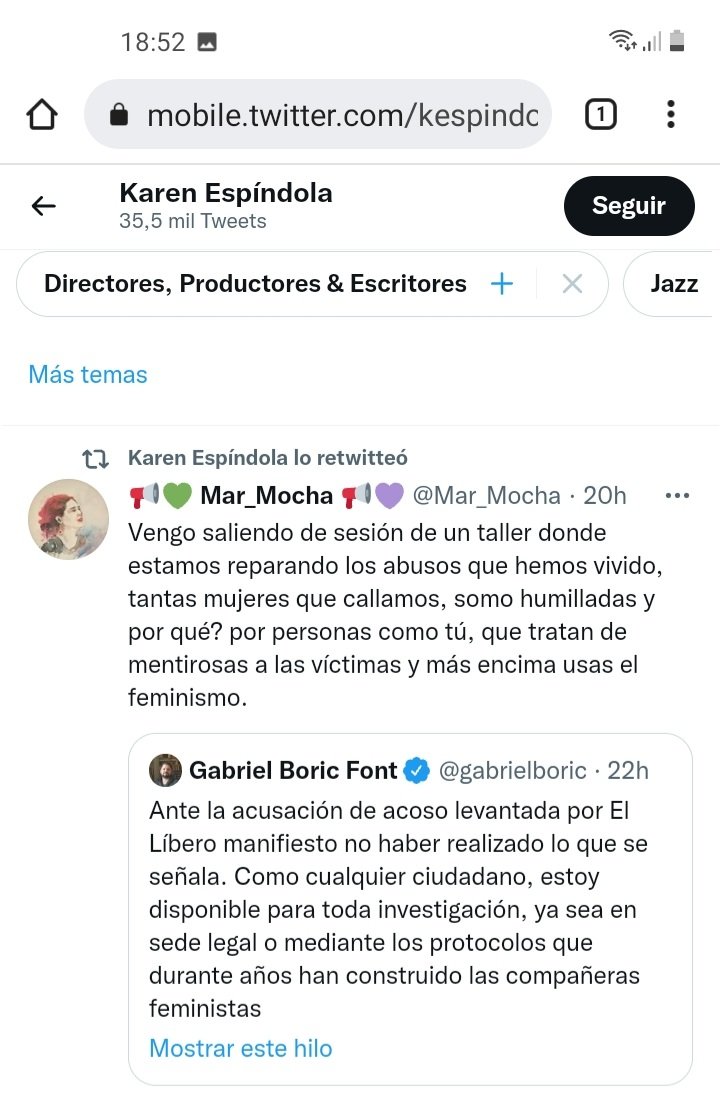 sandralorna1's tweet photo. @gabrielboric https://t.co/5zW5SLyESF