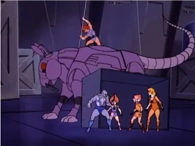 ThundercatsSaga's tweet photo. The #Wolfrat is a giant infiltration robot created by Vultureman (episode "Wolfrat").Armed with an array of weapons & other abilities,like transforming itself into various objects. In "Mechanical Plague" Mumm-Ra reactivates Wolfrat in order to attack the #ThunderCats.
#cartoons https://t.co/uH633KRRGQ