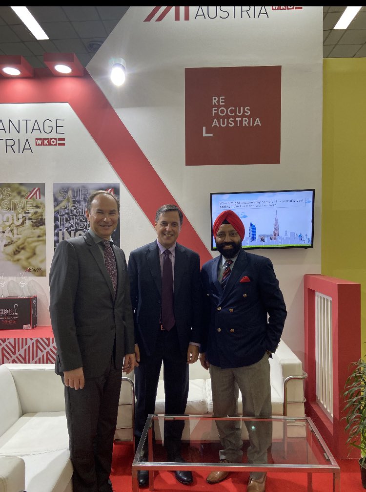 #ReFocusAustria: 🇦🇹as one of only three other countries participated at #SIALTheIndianFoodInnovationExhibition @sialIndia 2021 from 9-11 December, featuring seven high-quality food and #wine companies in a catalogue exhibition brought together by @wko_ac_DEL.