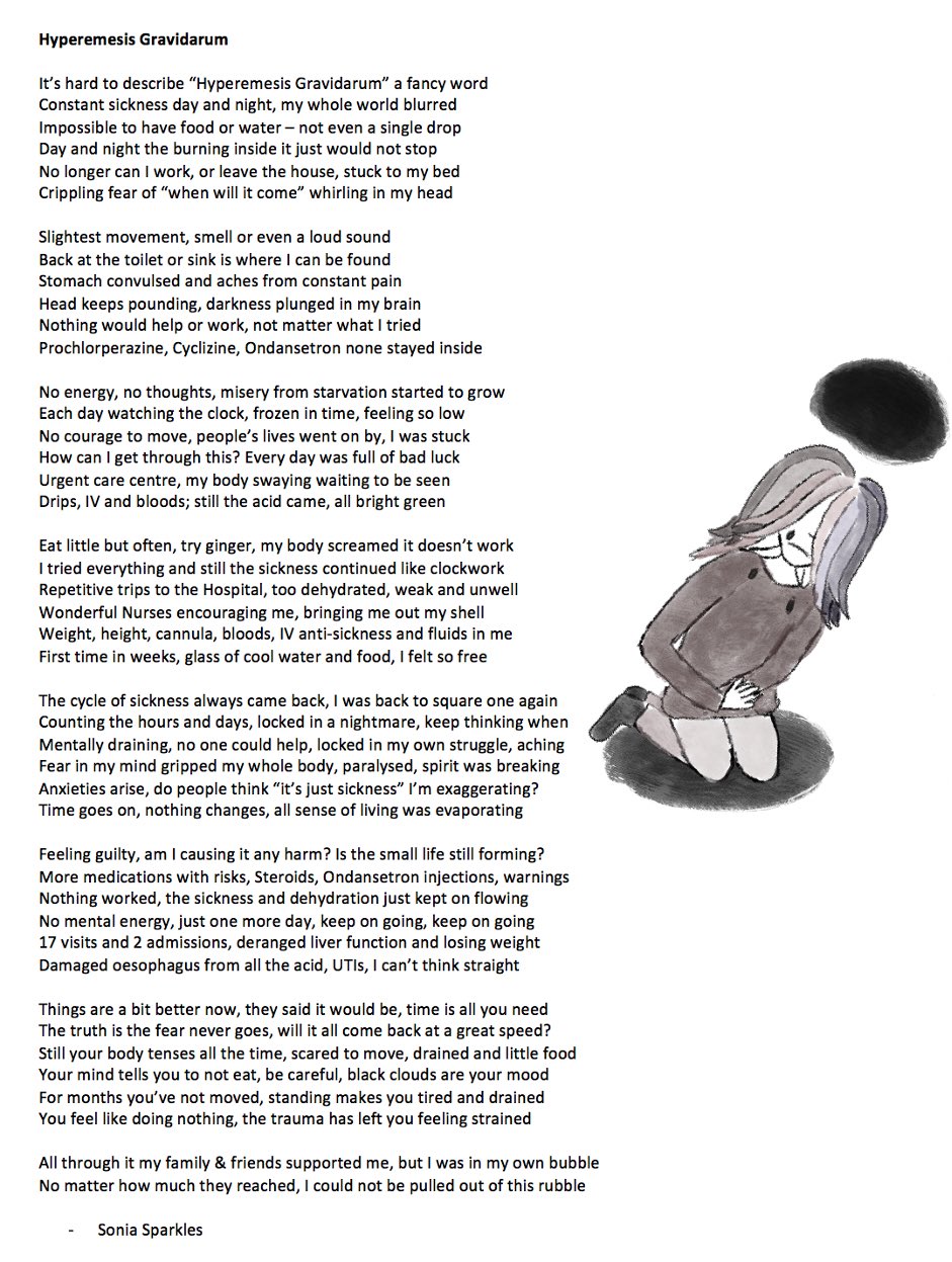 Sonia Sparkles So Here S My Poem On Hyperemesis It Might Not Be Something You Know About Or Will Experience But I D Appreciate The Read And Awareness Many Definitions Of It