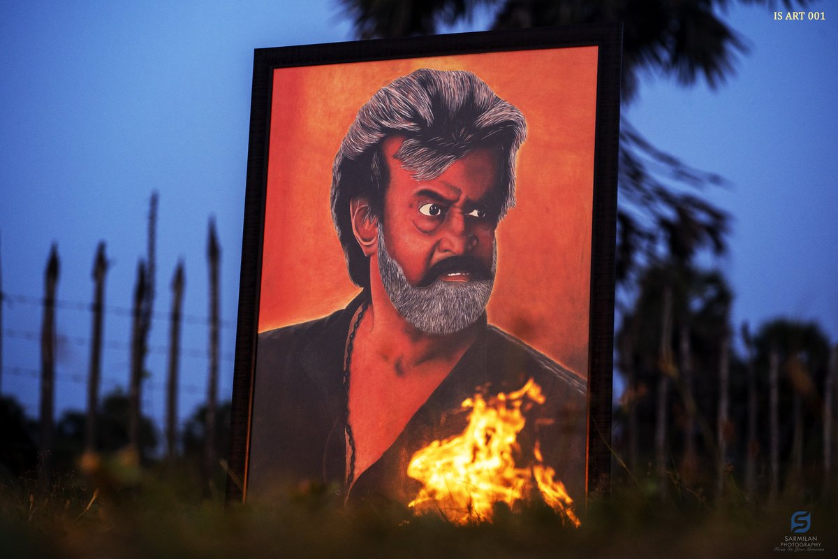 IsaiShop's tweet photo. We are very happy to release our first painting #Urimai by #PratheepanParameswaran on this special day #HappyBirthdaySuperstarRajinikanth🎂 Kya re Setting ah ? #Kaala https://t.co/YEUJJaHqya @rajinikanth @beemji @wunderbarfilms @divomovies @dhanushkraja #SarmilanPhotography https://t.co/ZMCHRnTbFs