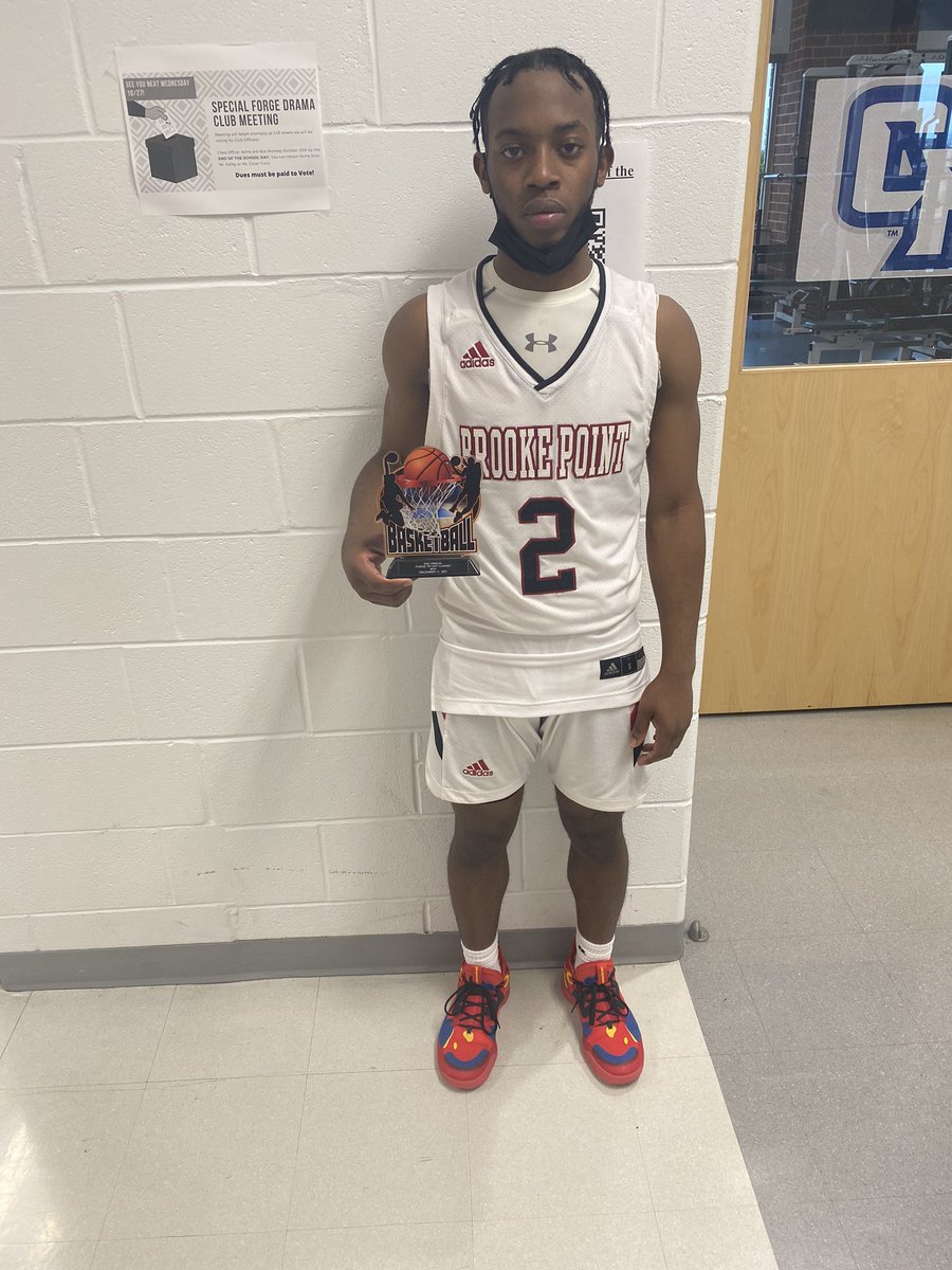 Tip-off MVP game 3 Brooke Point HS Jaden Scott 
#forgetipoff #tournament #mvp