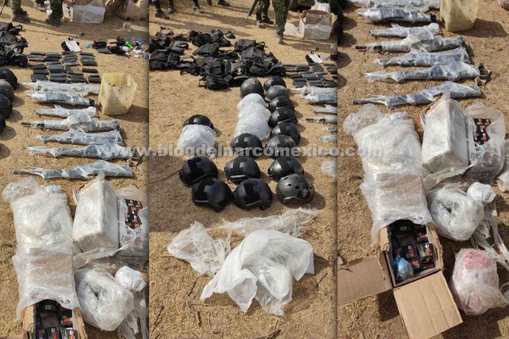 blogdelnarcomex's tweet photo. Fotos: Fueron 22 Sicarios capturados, tres abatidos y un importante arsenal asegurado tras emboscar a Soldados en la comunidad de Las Cabras en Pinos; Zacatecas https://t.co/6PzLRI5Acu https://t.co/yoQhhTb9b1