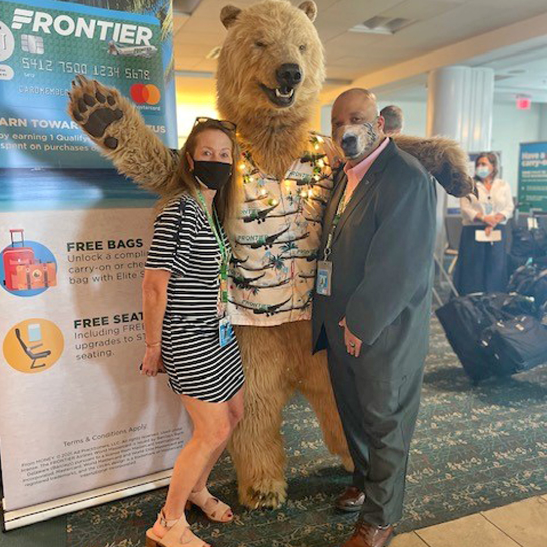MCO's tweet photo. You better belize it! @FlyFrontier started today, nonstop service to Belize City, Belize! 🇧🇿 This new service is also a new destination for our airport, adding even more international options to the extensive list of routes with the airline at MCO. 🏖️👏 https://t.co/lC4rBhhhQW
