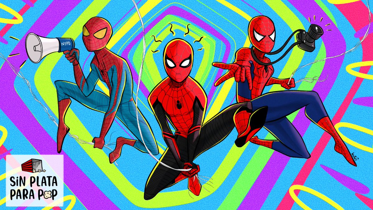 sinplataparapop's tweet photo. Empezamos la previa de #NoWayHome con un nuevo episodio todo sobre los tres spider-men! 
Link abajo https://t.co/MfJNjVXRzb