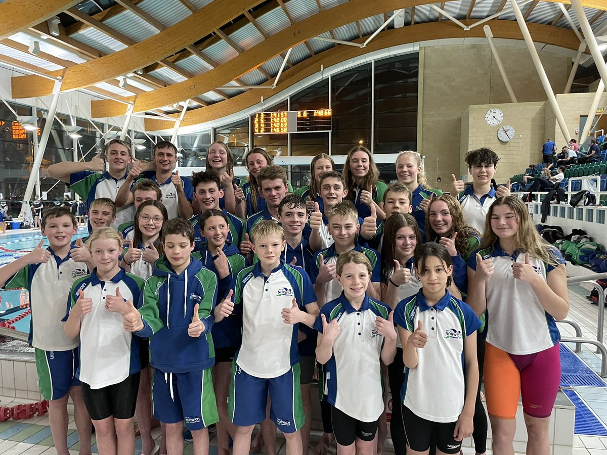 AlexPinniger's tweet photo. 💥 Amazing @Natswimleague East Midlands Final at Cambridge 
147 Co Norwich A
144 Co Cambridge A
141  Co Peterborough A
110  Norwich Swan 
81    Notts Leander 
Thank you officials &amp; congratulations to all clubs &amp; swimmers especially Cambridge winning the league!#becomeyourbest https://t.co/KkX7uDJ5Je