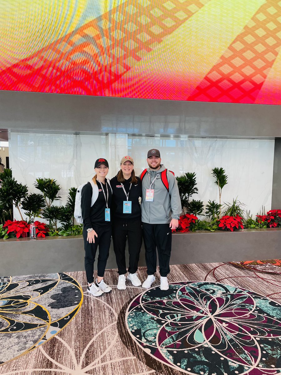 GC__Softball's tweet photo. Grace College coaching staff representing @GraceLancers at the @NFCAorg Coaching Convention!
#LancerUp | #LancerSB | #NFCAorBust https://t.co/Hi54rhNd2p