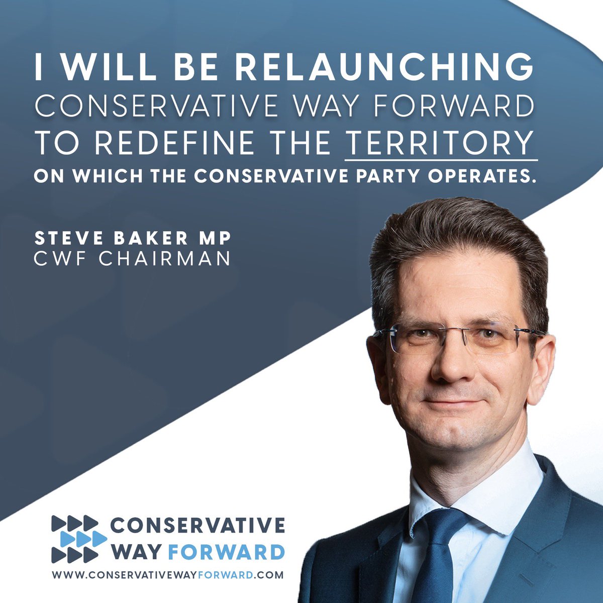 SteveBakerFRSA's tweet photo. 😭Conservatives are crying out for a campaign to celebrate conservatism, promote freedom under law and make the case for practical policies that prioritise personal responsibility.

🗽So I am relaunching @ConWayFor in 2022

💡Be the first to know: https://t.co/PuTnwc1u0v #CWF https://t.co/hTZHkFwj51