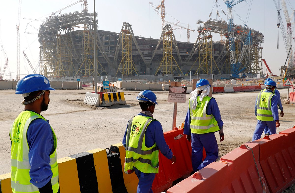 TorresErwerle's tweet photo. ✍️ [𝙃𝙄𝙇𝙊]

Los 6.500 trabajadores que murieron en la construcción de los estadios de Qatar 2022. ¿De donde eran? ¿Por qué murieron? ¿Quién es el culpable? ¿El Mundial más manchado de la historia? ¿Qué dice FIFA? 🏟️🇶🇦🏆

Si te gusta, ayudarías con un RT, un MG o un follow. 🙏 https://t.co/r5Ruyop5nC