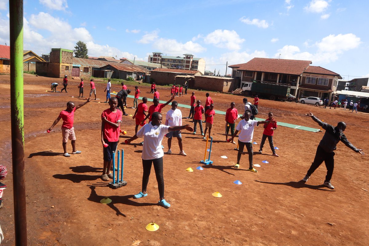 africancricket's tweet photo. The official launch of the cricket and character community-based programme at Kabiro Primary School took place earlier today. https://t.co/064ldNytVv