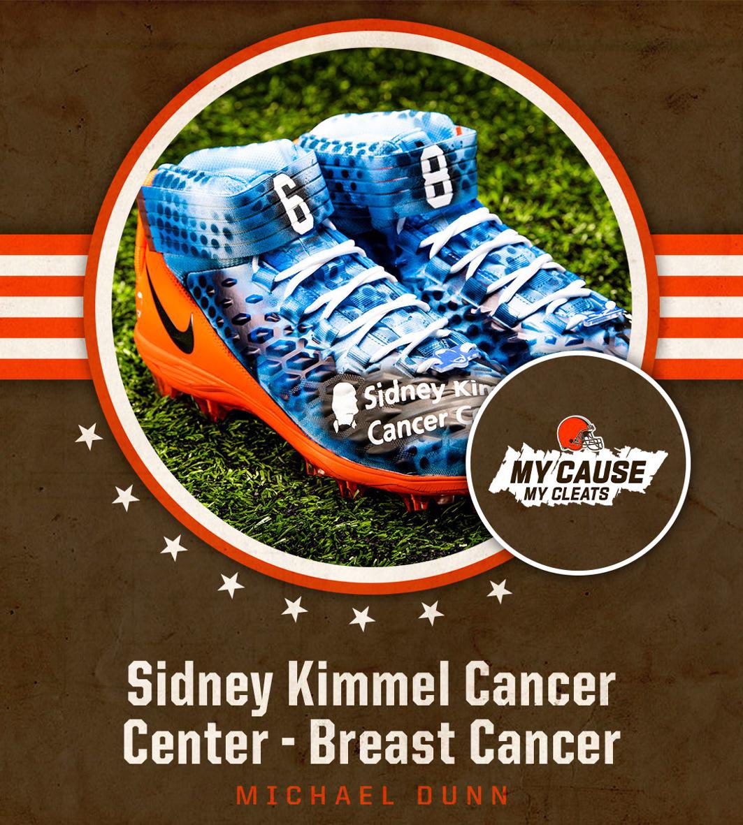 MikeDunn4Real's tweet photo. Honored to represent @HopkinsMedicine Sidney Kimmel Cancer Center for #MyCauseMyCleats. Forever grateful for the care they provided @Marissa_Morris and so many others. https://t.co/GlS4lhuCyt
