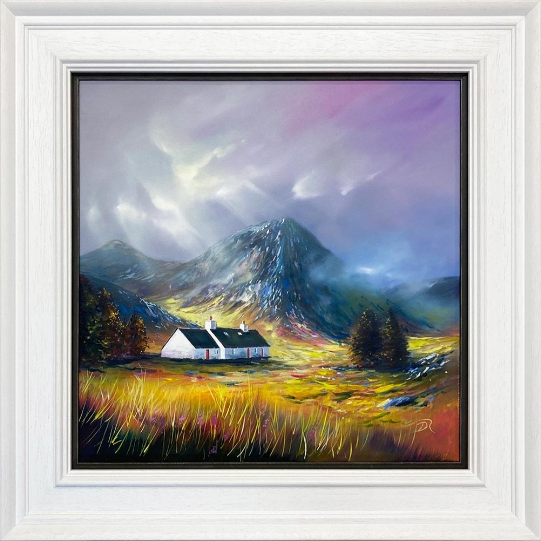 New works at Canvas Art in Forfar. 
The Spirit of Blackrock, Glencoe 
Original Oil on canvas
Image Size: 500mm x 500mm
Framed Size: 685mm x 685mm

#glencoe #blackrockcottage #art #ukart #canvasart #Forfar #buyart