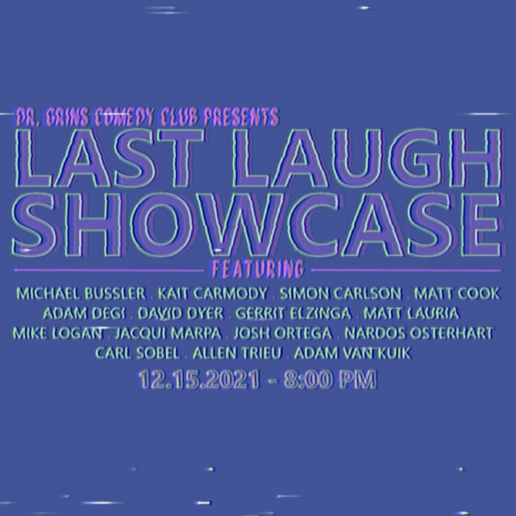 A show you definitely wouldn’t want to miss. Get your tickets for the Last Laugh Showcase before the show’s sold out! #standupcomedy #standup #comedy #liveshow #grandrapids #michigan