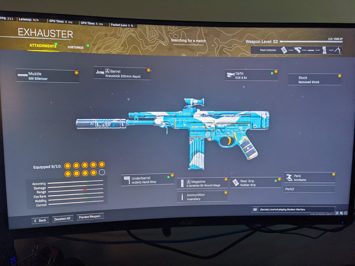 Dumpingonyou's tweet photo. Give this a go for sniper support. Just trust me on this one #Warzone #Caldera https://t.co/kbw4jEftxh