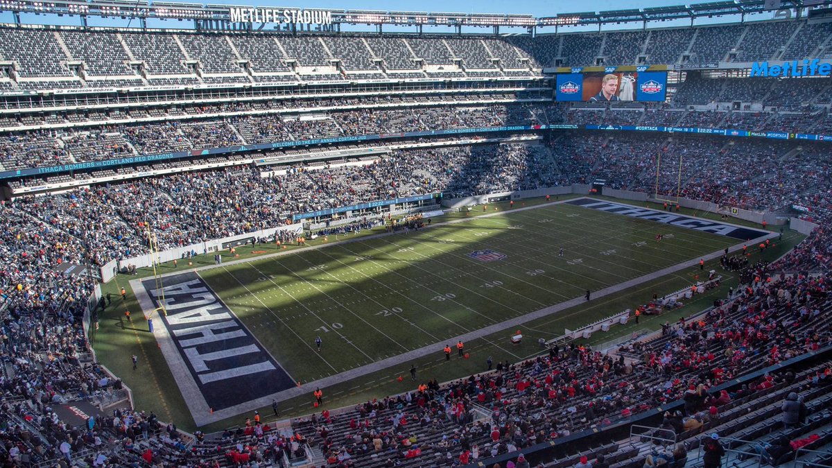 JakeAsman's tweet image. Army Vs Navy is the biggest game being played at MetLife Stadium since Ithaca defeated Cortland in the 2019 Cortaca Jug...