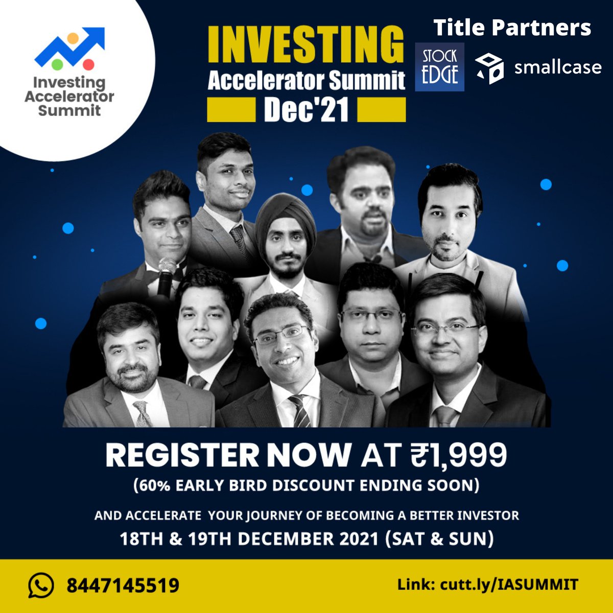 ias_summit's tweet photo. 💥

Registered for #IASummit yet?

Listen to 10 Expert Investors as they share wisdom to Accelerate Wealth Creation.

Massive GIVEAWAYS and Special Suprise Event at the end of Summit.

60% Discount Ending VERY SOON

Register NOW at
👇👇
https://t.co/Y9pwb62Guu

🚀🚀🚀 https://t.co/jMW03XBCqP